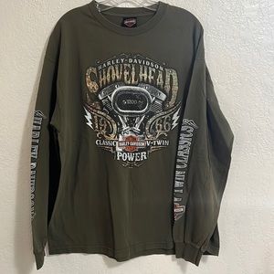 Harley Davidson Long Sleeve Shirt. Men size XL
